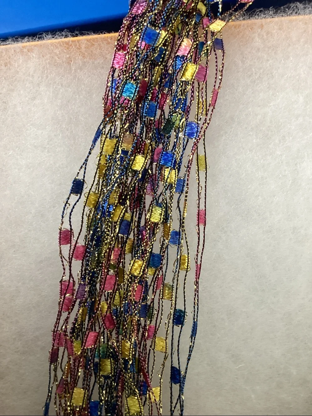 National Gallery of Art Ladder Yarn Necklace Vibrant Artisanal